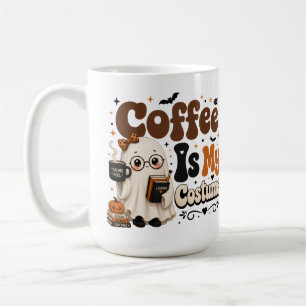 Mug Le café est mon déguisement Grande Halloween Profe