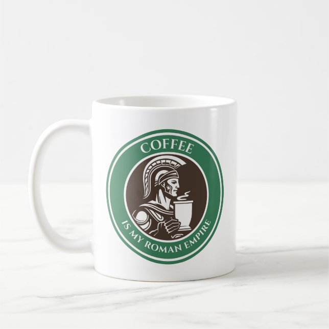 Mug Le café est mon Empire romain (Gauche)