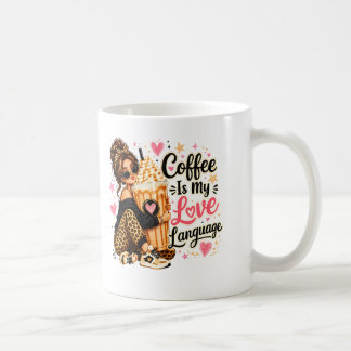 Mug Le café est mon langage de l'amour – Citation pour
