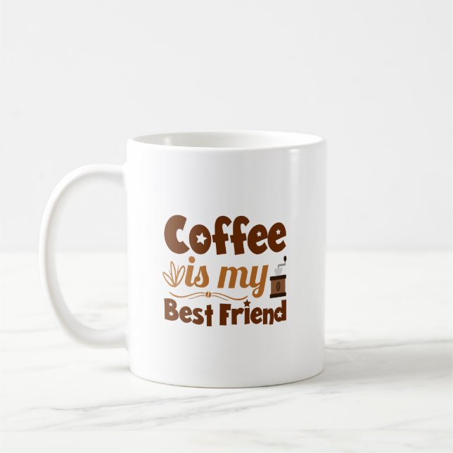 Mug Le café est mon meilleur ami (Gauche)