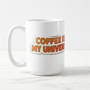 Mug Le café est mon univers – Amoureux de café cosmiqu