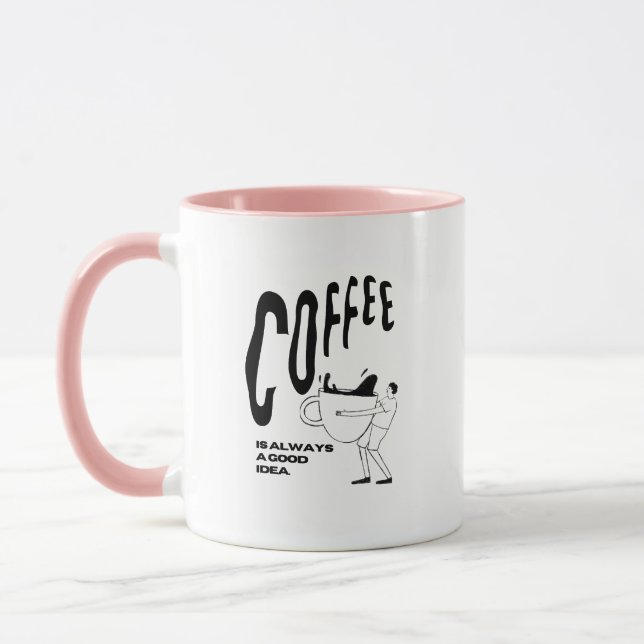 Mug Le café est toujours une bonne idée (Gauche)
