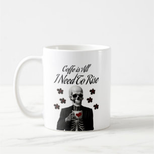 Mug Le café est tout ce dont j'ai besoin pour me lever