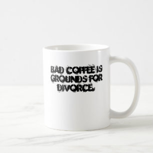 Mug Le café gâté est des raisons pour le divorce