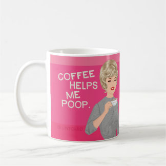 Mug Le café m'aide à me faire cuire