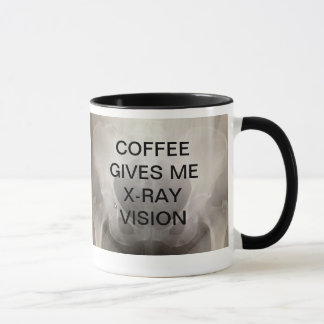MUG LE CAFÉ ME DONNE LA VISION DE RAYON X
