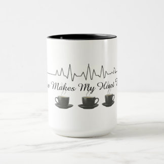 Mug Le Café Me Fait Battre Mon Coeur