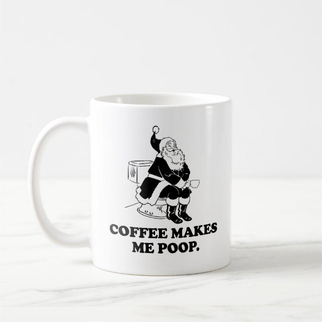 Mug Le café me fait chier (Gauche)