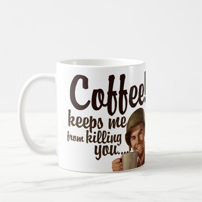 Mug Le café me fait tuer (Gauche)