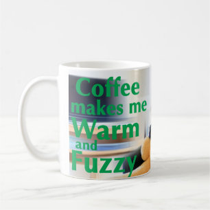 Mug Le café me réchauffe et me rend flou