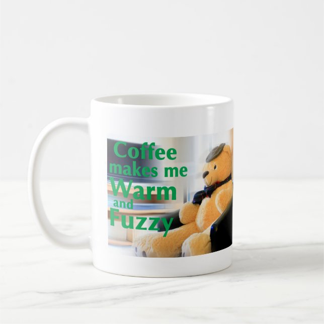 Mug Le café me réchauffe et me rend flou (Gauche)