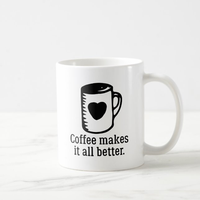Mug Le café rend tout mieux (Droite)