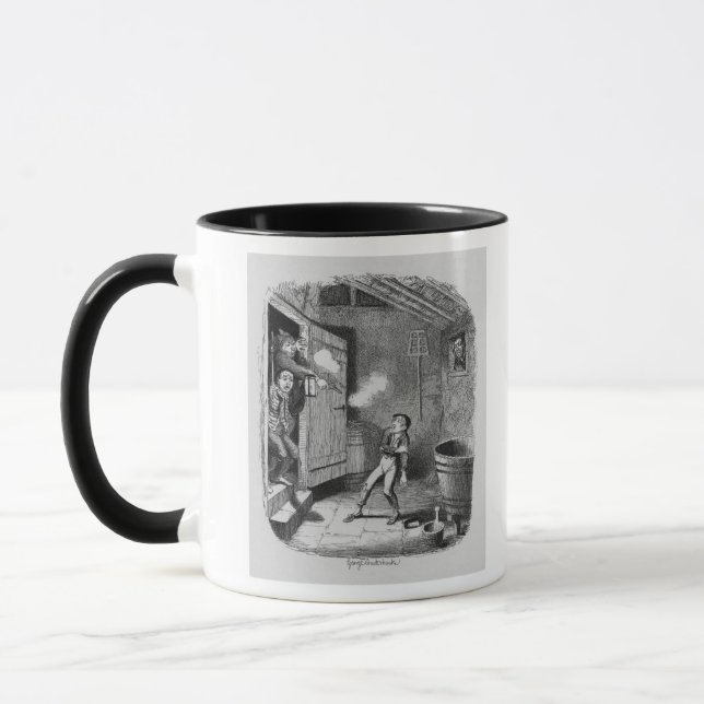 Mug Le cambriolage des aventures d'Oliver (Gauche)