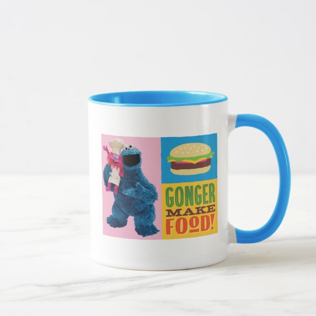 Mug Le camion gastronomique du monstre des cookies | G (Droite)