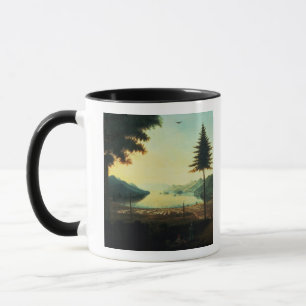 Mug Le campement au lac George, New York, 1759 (huile