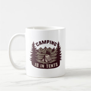 Mug Le Camping Est Dans Les Tentes