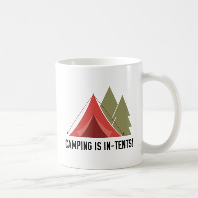 Mug Le Camping Est Dans Les Tentes ! (Droite)