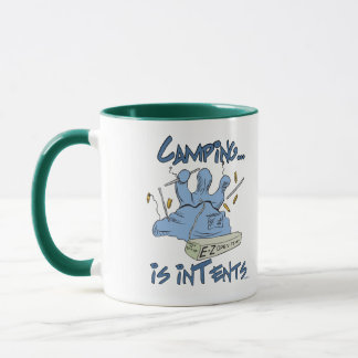 Mug Le camping est l'intention