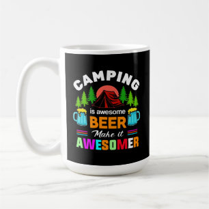 Mug Le camping est une bière géniale Makeit Awesomer-6