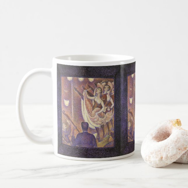 Mug Le Can Can Dance, Le Chahut de Georges Seurat (Avec donut)