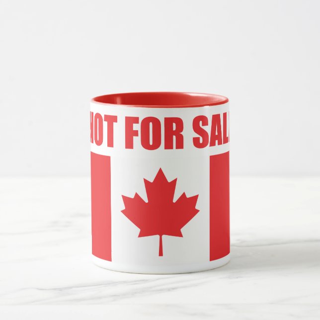 Mug Le Canada n'est PAS à vendre (Centre)