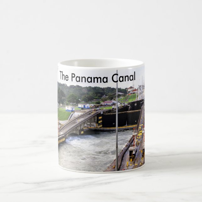 Mug Le canal de Panama, haute photographie (Centre)