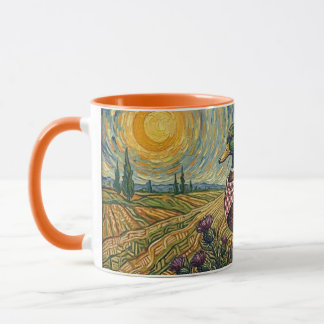 Mug le canard dans l'habitat
