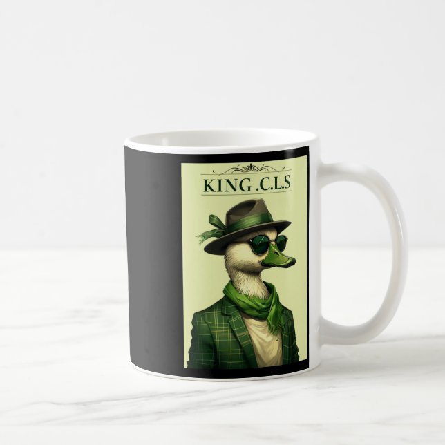 Mug Le canard du roi C.l.s La nature Vert Lumière Vert (Droite)