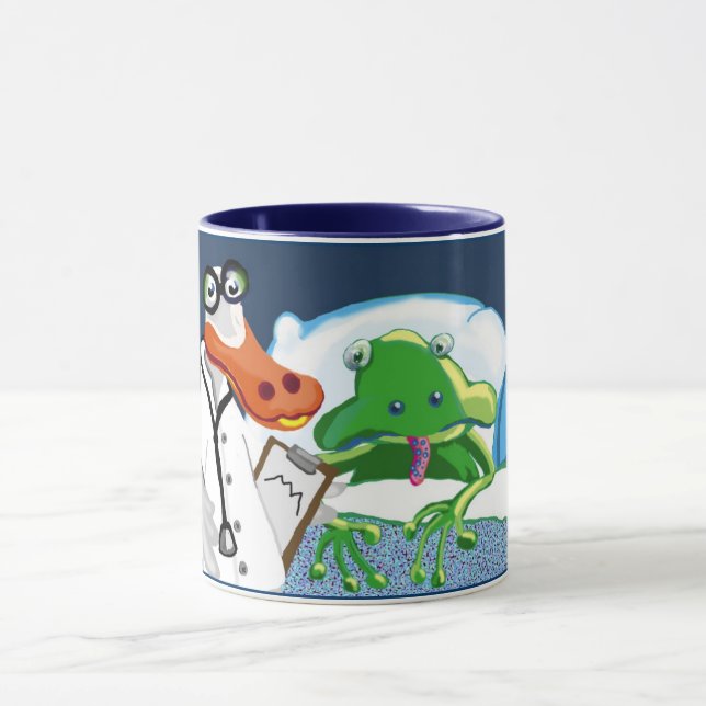 Mug Le Canard, ou Docteur Duck fait sa tournée (Centre)