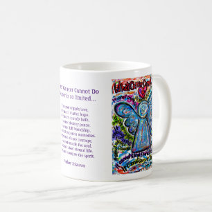 Mug Le Cancer De L'Ange Coloré Ne Peut Pas Poser De Co