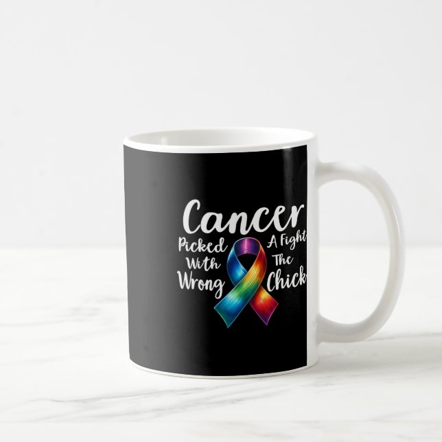 Mug Le Cancer Du Sein A Combattu Le Mauvais Pouce (Droite)