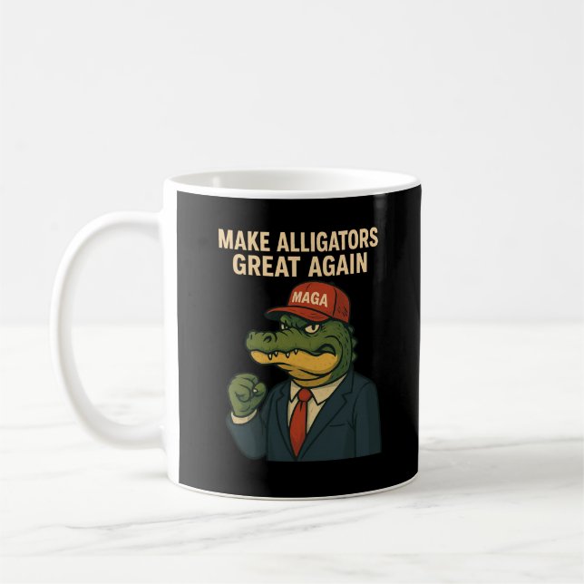 Mug Le Candidat Gator – Rendons les Alligators Géniaux (Gauche)