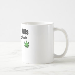 Mug Le cannabis de mises à mort d'alcool guérit la