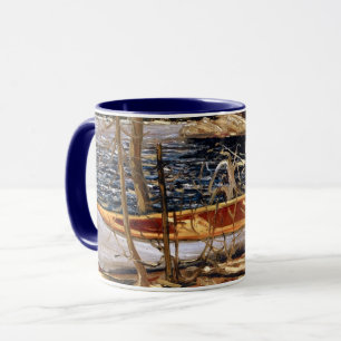 Mug Le canoé, art par Tom Thomson