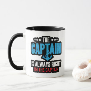 Mug Le capitaine a toujours raison, je suis le capitai