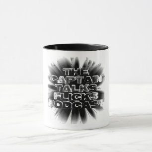 Mug Le capitaine Talks Flicks Podcast (couvert secret)