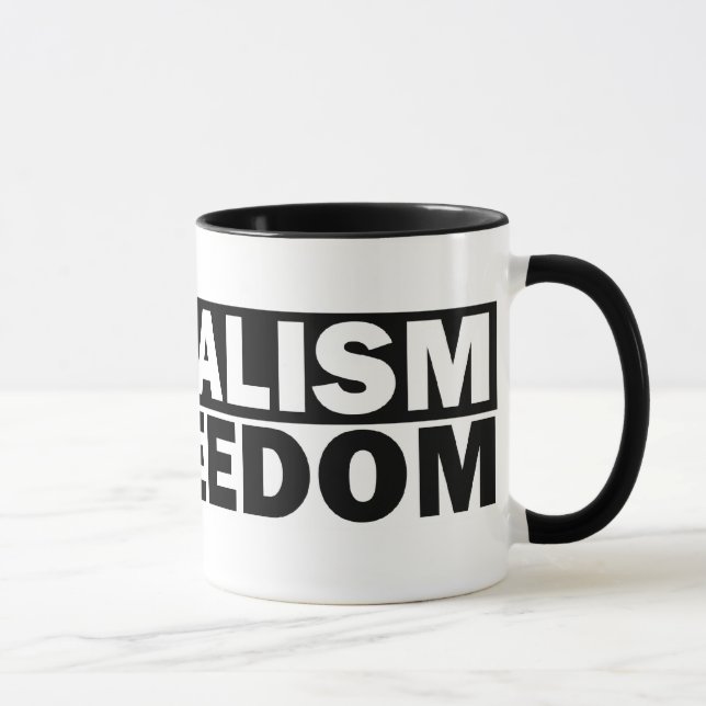 Mug Le capitalisme est liberté (Droite)