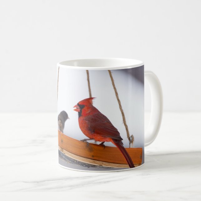 Mug Le cardinal et la mule Juncos Coffee (Devant droit)