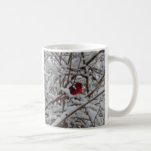 Mug Le cardinal rouge dans une coupe de café d'arbre r