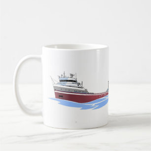 Mug Le cargo des Grands Lacs Edward L. Panneau d'affic