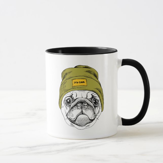 Mug Le carlin | de hippie il fait frais (Droite)