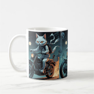Mug Le Cat Ghost Rider