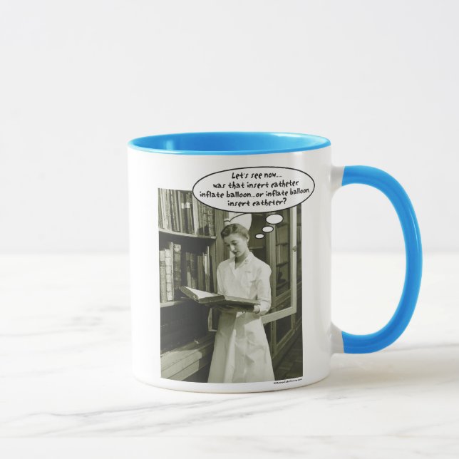 Mug Le cathéter d'insertion gonflent le ballon ou (Droite)