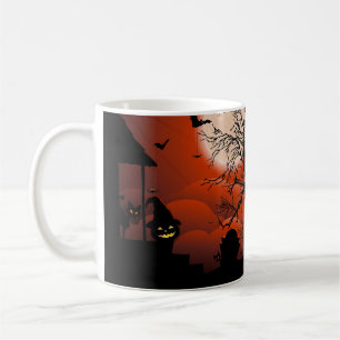 Mug Le cauchemar de la lune sanglante d'Halloween