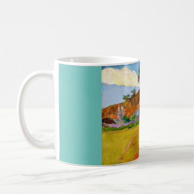 Mug Le célèbre tableau du Paysage tahitien de Paul Gau (Gauche)