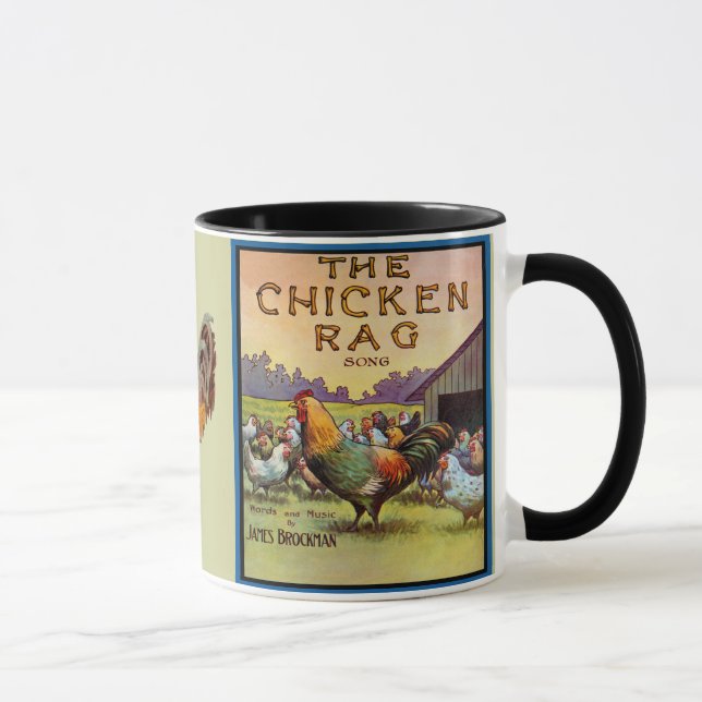 Mug Le cerf de poulet (Droite)