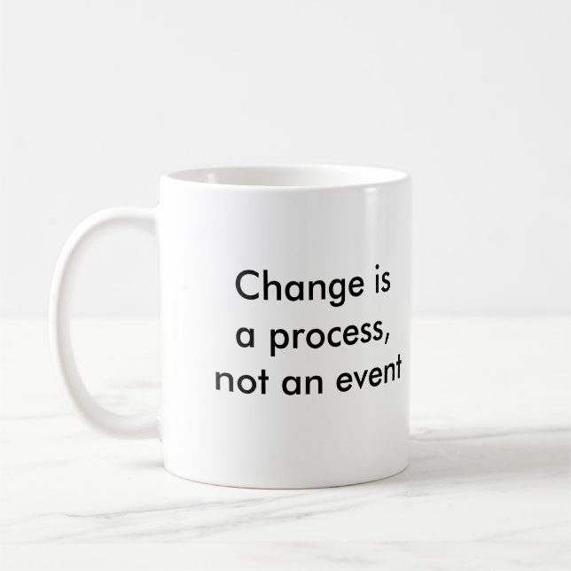 Mug Le changement est un processus, pas un événement (Gauche)