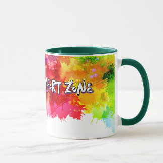 Mug Le chaos est ma zone de confort - Art Abstrait Tee
