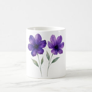 Mug Le charme des fleurs violettes
