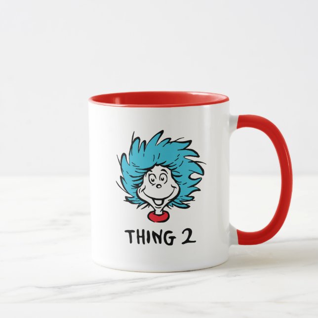 Mug Le Chat dans le Chapeau | Chose Deux (Droite)